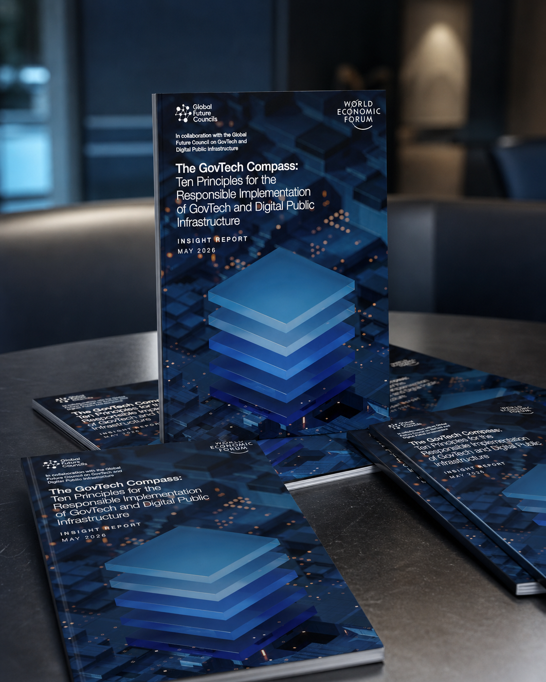 Capa do relatório The GovTech Compass do World Economic Forum.